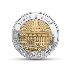 POLSKA 5 zł / 2021 r - Zamek Książ w Wałbrzychu