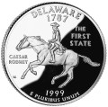 USA 25 Centów  1999 r. - Delaware (nr 1) 
sklep numizmatyczny www.km12.pl