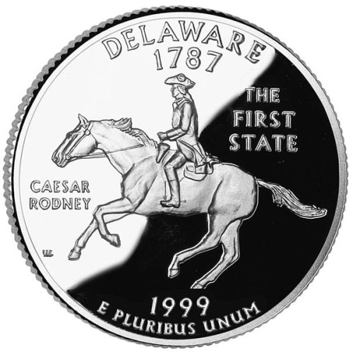 USA 25 Centów  1999 r. - Delaware (nr 1) 
sklep numizmatyczny www.km12.pl