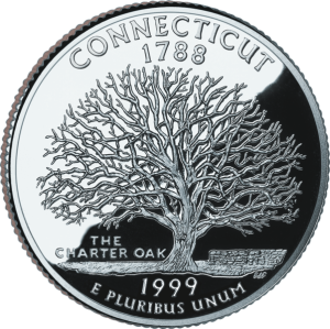 USA:  25 Centów / 1999 r. - Connecticut (nr 5)