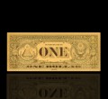 USA Banknot złocony 1$ - JEDEN dolar 
sklep numizmatyczny  www.km12.pl   www.imonety.pl