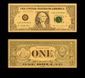 USA Banknot złocony 1$ - JEDEN dolar 
sklep numizmatyczny  www.km12.pl   www.imonety.pl