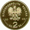 Polska: moneta ze stopu Nordic Gold: 2 zł / 2003 r. - Generał Brygady Stanisław Maczek.       
Sklep Numizmatyczny www.km12.pl