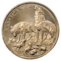 Polska: moneta ze stopu Nordic Gold: 2 zł / 1999 r. - Zwierzęta świata: Wilk (łac. Canis lupus).   
Sklep Numizmatyczny www.km12.pl