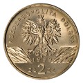 Polska: moneta ze stopu Nordic Gold: 2 zł / 1999 r. - Zwierzęta świata: Wilk (łac. Canis lupus).   
Sklep Numizmatyczny www.km12.pl