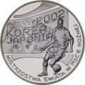 Moneta srebrna 10 zł / 2002 –  Mistrzostwa Świata w Piłce Nożnej 2002 Korea/Japonia.    Sklep Numizmatyczny, Warszawa: www.km12.pl