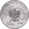 Moneta srebrna 10 zł / 2002 –  Mistrzostwa Świata w Piłce Nożnej 2002 Korea/Japonia.    Sklep Numizmatyczny, Warszawa: www.km12.pl