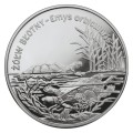 POLSKA: srebrna moneta kolekcjonerska 20 zł / 2002 r. - Zwierzęta Świata – Żółw błotny (łac. Emys orbicularis).  Sklep Numizmatyczny, Warszawa  www.km12.pl