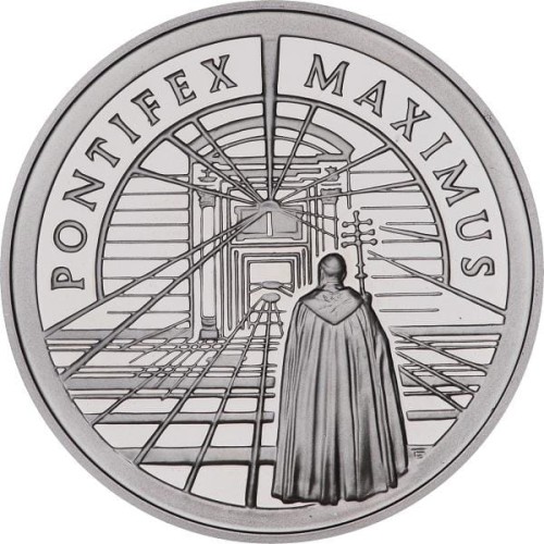 Moneta srebrna 10 zł / 2002 –  Jan Paweł II - PONTIFEX MAXIMUS.    Sklep Numizmatyczny, Warszawa www.km12.pl