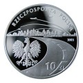 Polska: srebrna moneta kolekcjonerska:  10 zł / 2003 r. - 150-lecie narodzin przemysłu naftowego i gazowniczego.        Sklep Numizmatyczny, Warszawa www.km12.pl