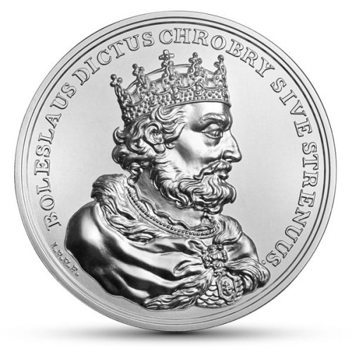 Moneta 50 zł / 2013 r. z serii Skarby Stanisława Augusta -  Bolesław Chrobry 992-1025. Sklep Numizmatyczny: www.km12.pl