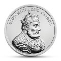 POLSKA: srebrna moneta kolekcjonerska. 50 zł / 2017 r. z serii: Skarby Stanisława Augusta - Zygmunt I Stary (1506-1548).  Sklep Numizmatyczny, Warszawa: www.km12.pl