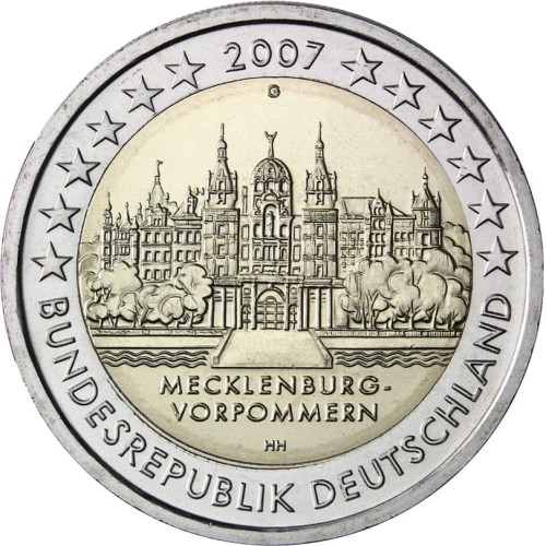 2 Euro 2007 Niemcy: Mecklenburg- Vorpommern 
Sklep Numizmatyczny, Warszawa: www.km12.pl