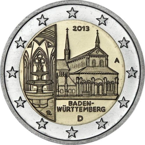 2 Euro 2013 Niemcy Badenia - Wirtembergia
Sklep Numizmatyczny, Warszawa: www.km12.pl