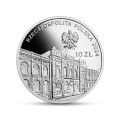 POLSKA: srebrna moneta kolekcjonerska (1 oz)  10 zł / 2024 r. - 
100. rocznica utworzenia Banku Polskiego SA.      
Warszawa,  Sklep Numizmatyczny:   
www.km12.pl