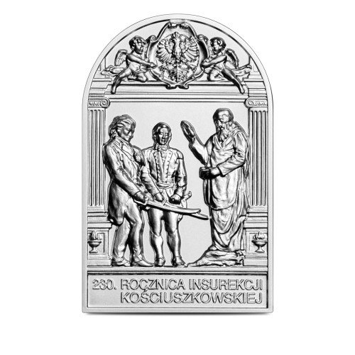 Srebrna moneta kolekcjonerska:  50 zł / 2024 r. - 230. rocznica insurekcji kościuszkowskiej.   Sklep Numizmatyczny: 
www.km12.pl