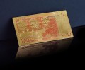 Banknot złocony - replika banknotu 10 Euro. Sklep Numizmatyczny, Warszawa ul. Króla Maciusia 12. www.km12.pl