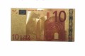 Banknot złocony - replika banknotu 10 Euro. Sklep Numizmatyczny, Warszawa ul. Króla Maciusia 12. www.km12.pl