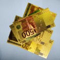 Banknot złocony - replika banknotu 500 Euro. Sklep Numizmatyczny, Warszawa ul. Króla Maciusia 12. www.km12.pl