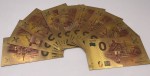 Banknot złocony: "0" - zero Euro / Polska 