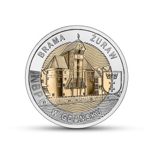 POLSKA 5 zł / 2021 r - Brama Żuraw w Gdańsku