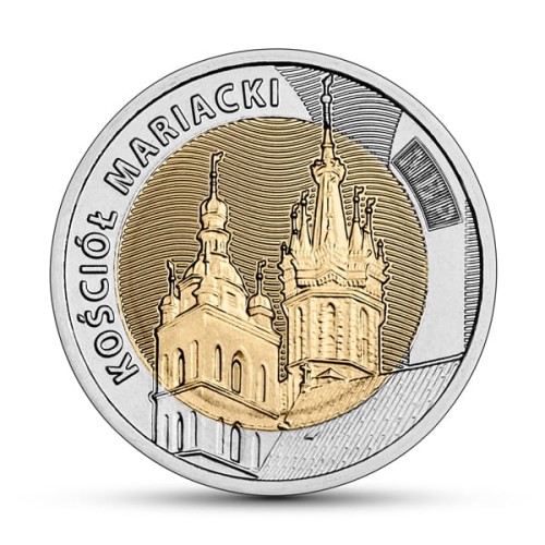 POLSKA 5 zł 2020 r Kościół Mariacki 1.jpg