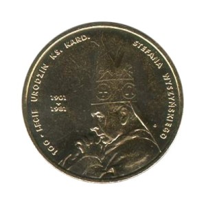 2 zł / 2001 r. - Kardynał Stefan Wyszyński