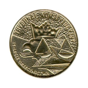 2 zł / 2001 r. - 15-lecie orzecznictwa Trybunału Konstytucyjnego