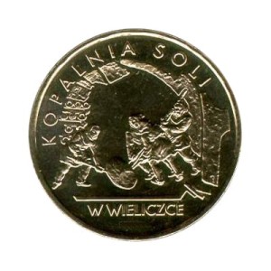 2 zł / 2001 r. - Kopalnia soli w Wieliczce