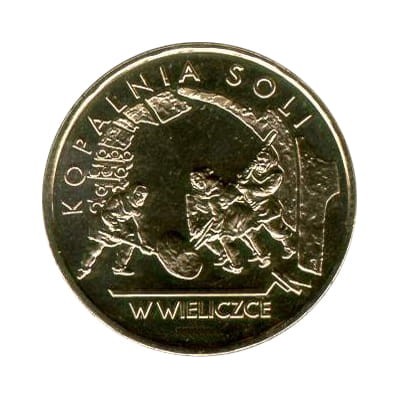 2 zł 2001 r. Kopalnia soli w Wieliczce 
sklep numizmatyczny www.km12.pl
