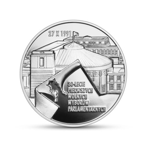 10 zł 2021 r. 30-lecie pierwszych wolnych wyborów parlamentarnych    
sklep numizmatyczny www.km12.pl